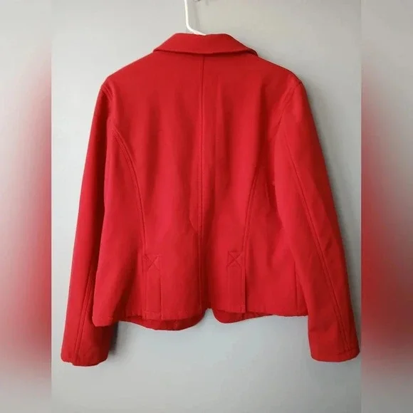 Montanatek women's size Large red zip up jacket with front pockets class… - Picture 2 of 10